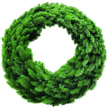 Венок хвойный Нормандия TRIUMPH TREE диам 60 см темно-зеленый